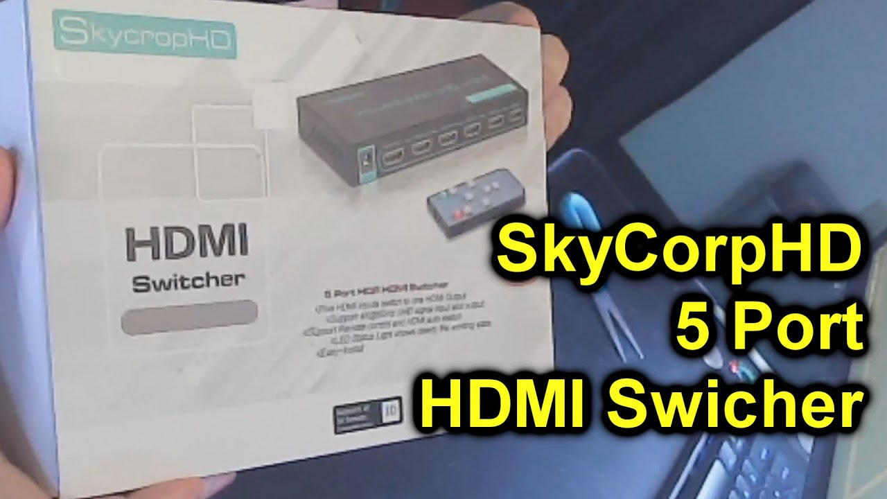 SkyCorpHD HDMI 5-Port Switcher 2.0 (Unboxing & Review)