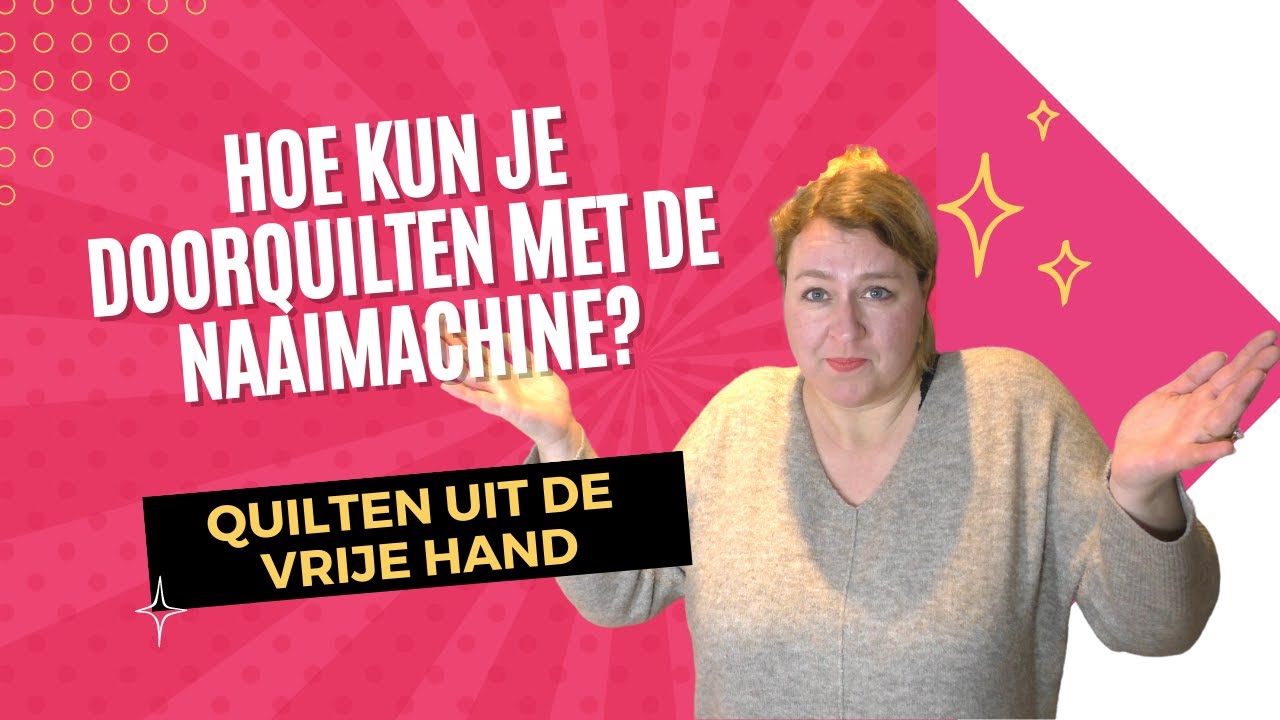 Hoe kun je jouw quilts doorquilten met een gewone naaimachine?