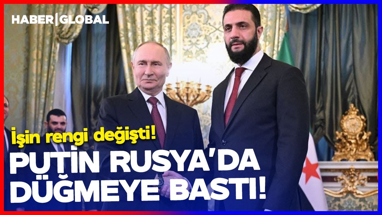 Rusya Suriye'de Harekete Geçti! Putin Şara'yı Yanına Çağırdı! Masada Yok Yok