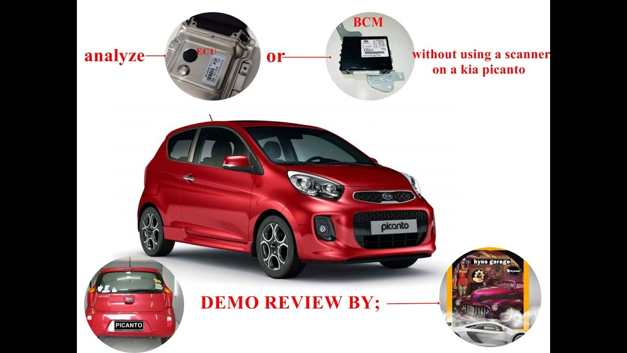 analyze ecu or bcm on kia picanto without using a scanner#hynsgarage