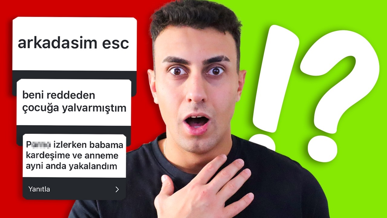 REZİL OLDUĞUNUZ ANILARI OKUYORUM!