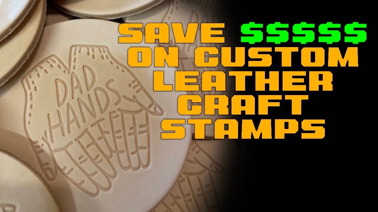 Level up your leather stamping game on the cheap with these custom stamps!