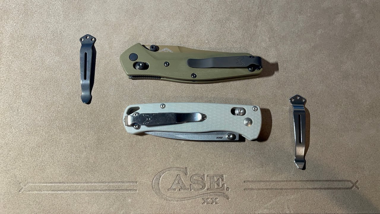 Сменные клипсы для глубокого ношения ножей Benchmade! (Распаковка)