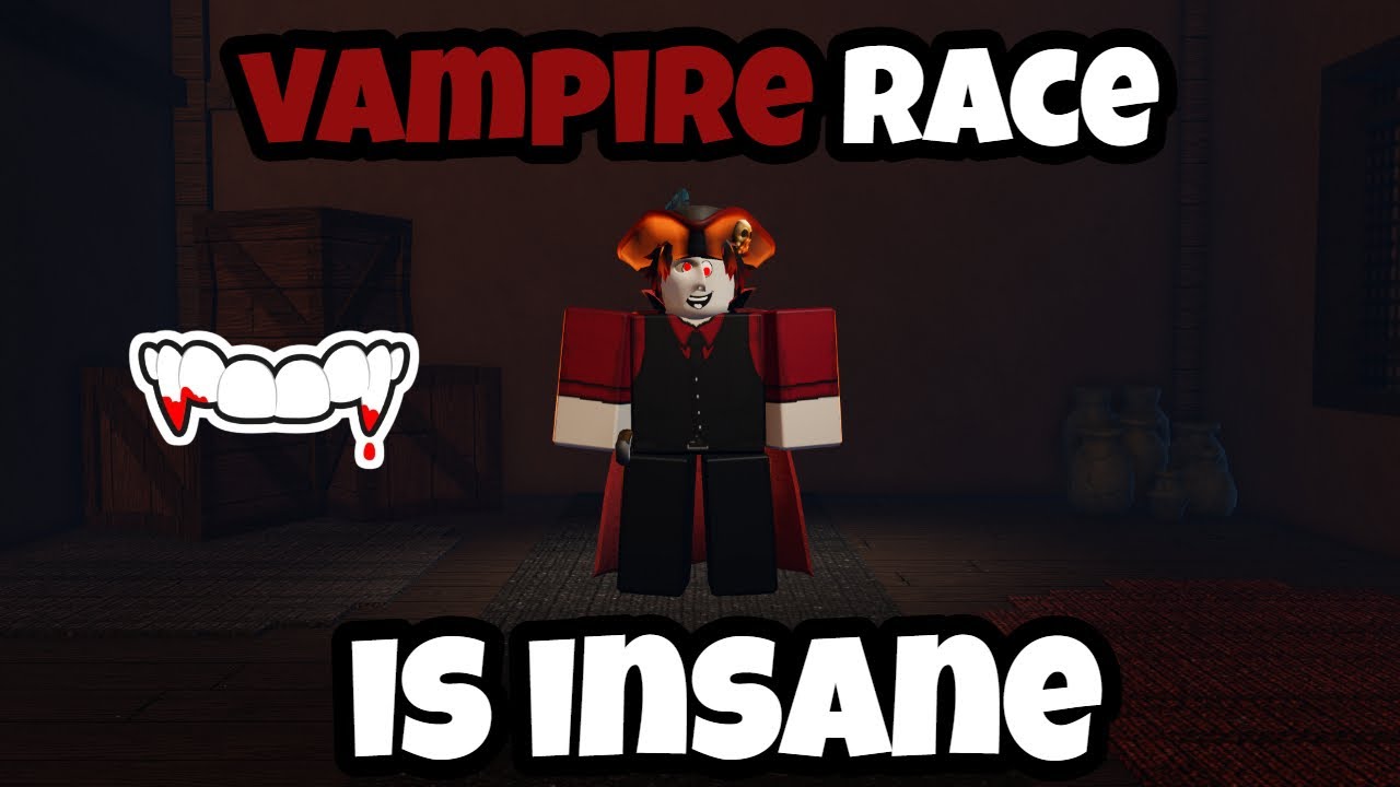 В игре THE FORGE на Roblox раса вампиров делает вас неуязвимым...