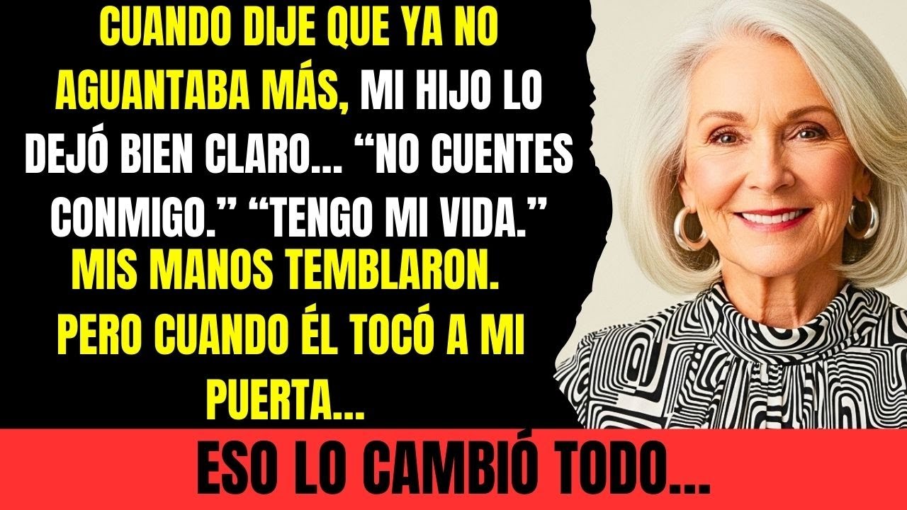 Mi hijo dijo q no cuidaría de mí en la vejez porque tenía su propia familia… pero la vida dio vuelt.