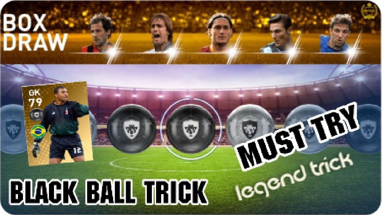 Black Ball Trick - Legend Trick - How to Get Legend in Italian Box draw pack opening