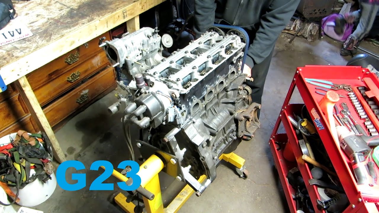 Disassembling The Honda G23 (F23A Block & H22 Head)