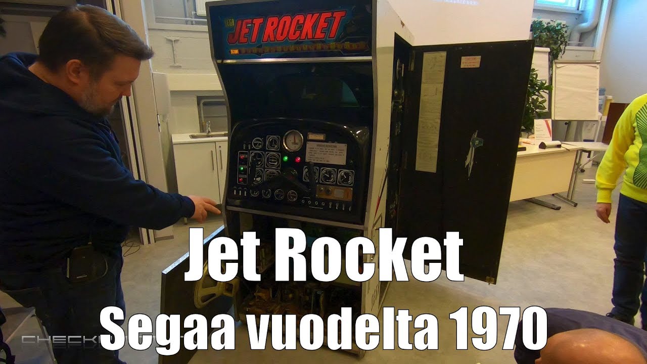 Jet Rocket - 50-vuotiaan kolikkopelin sisukset asiantuntijan esittelyss&auml; - Suomen pelimuseo