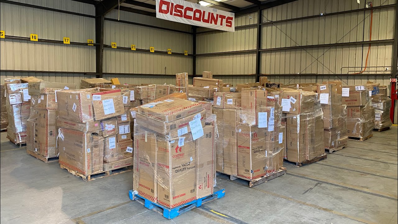 How to buy Costway Liquidation Pallets | truckload is Amazing! #costway #liquidation #sidehustle
