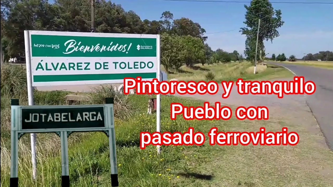 Recorriendo el hermoso pueblo y estación de Alvarez de Toledo