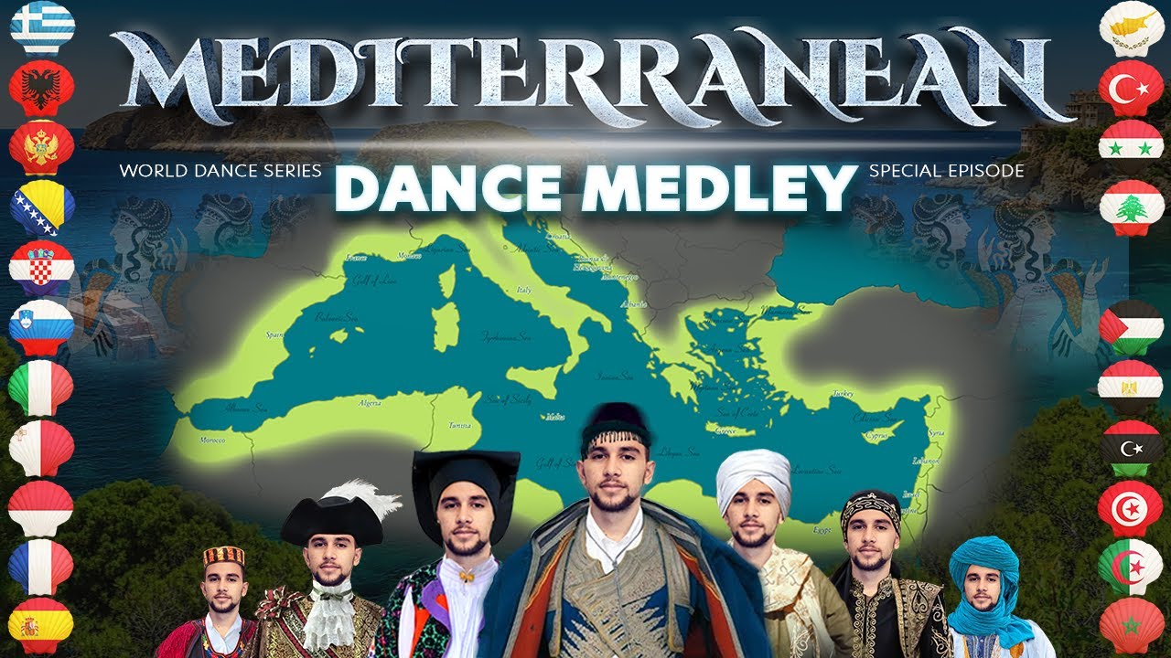 A Mediterranean Dance Medley! 🌊 22 COUNTRIES! (World Dance Series: Special) | Vasilis