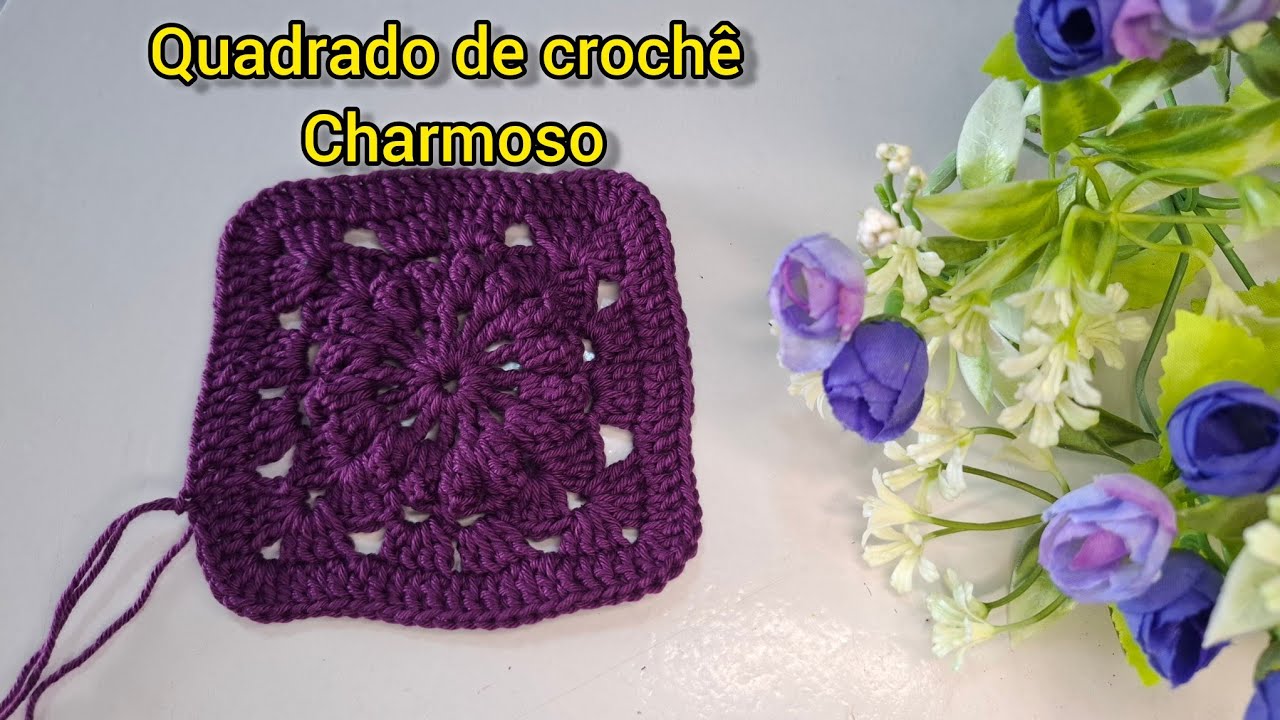 Quadrado de crochê | charmoso