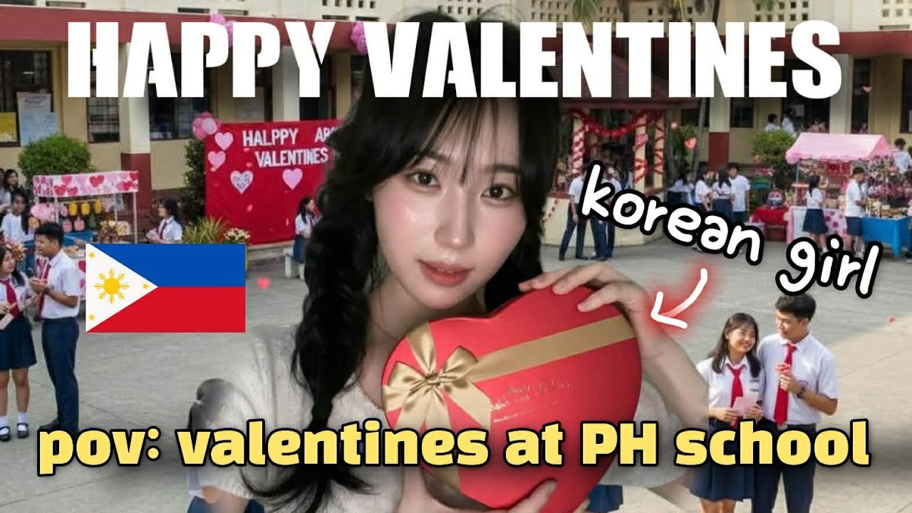 Korean girl is amazed by how Filipino spends Valentines 💝🇵🇭