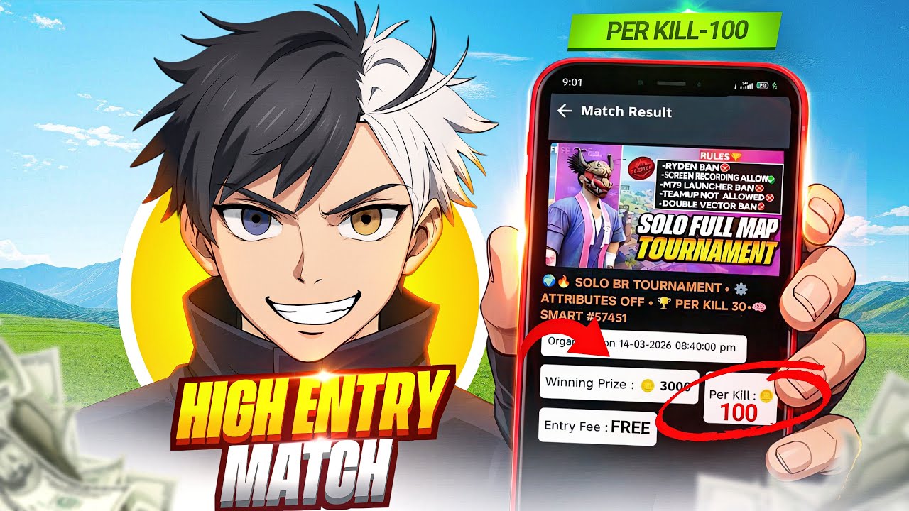 PLAYING HIGHEST ENTRY 😱 MATCHS PER Kill 100₹INR 🤯 || Tournament can make you rich 😳 