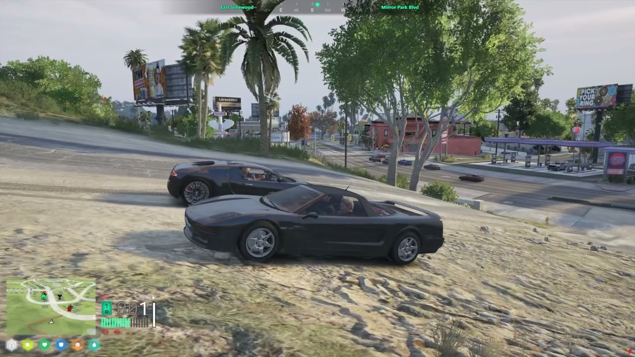 Lang and Luciano pretend to be attacked by Manor - NoPixel 4.0