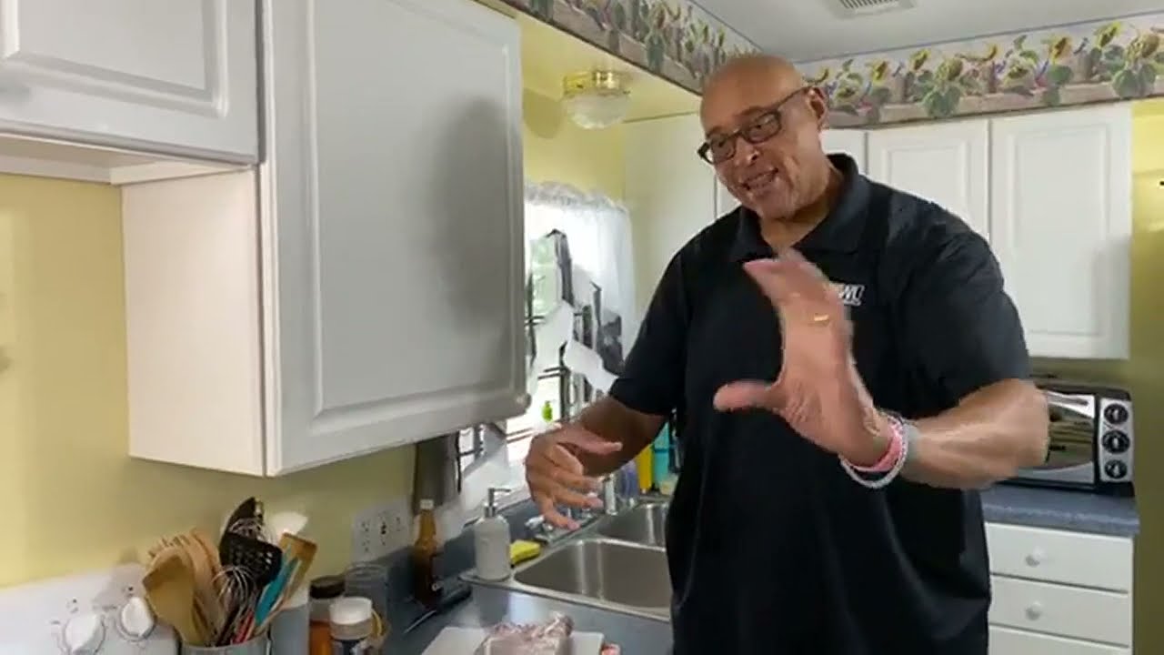Chef Kevin Belton's homemade BBQ sauce and oven-baked ribs