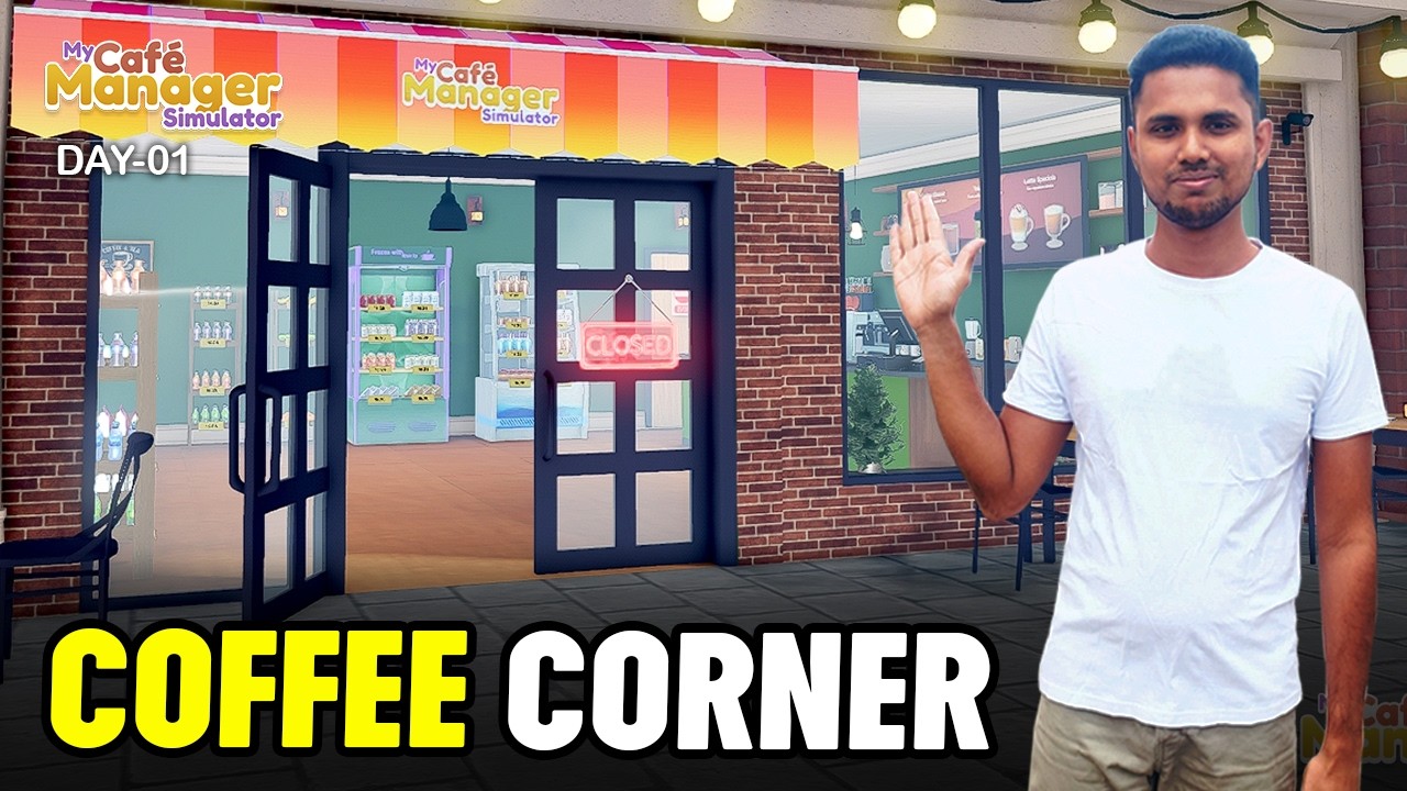 Opening a Cafe Shop | My Cafe Manager Simulator Gameplay | Cooking | Day - 01 | Tamil Play Games