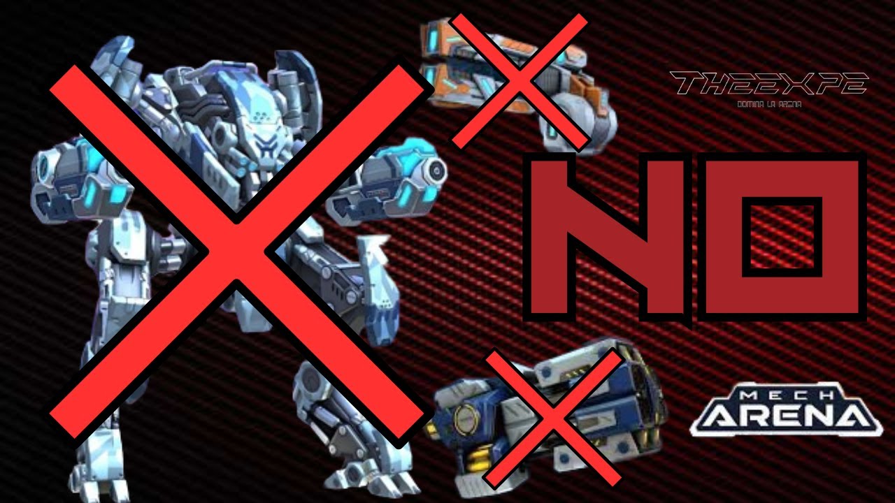 Top 5: ❌Mechs y Armas que NO Deberían Existir ❌| Mech Arena | 🤖