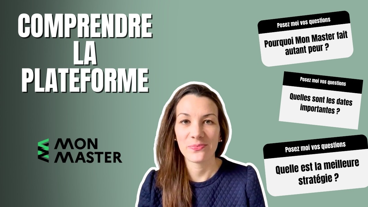 MonMaster : comprendre la plateforme et candidater sereinement