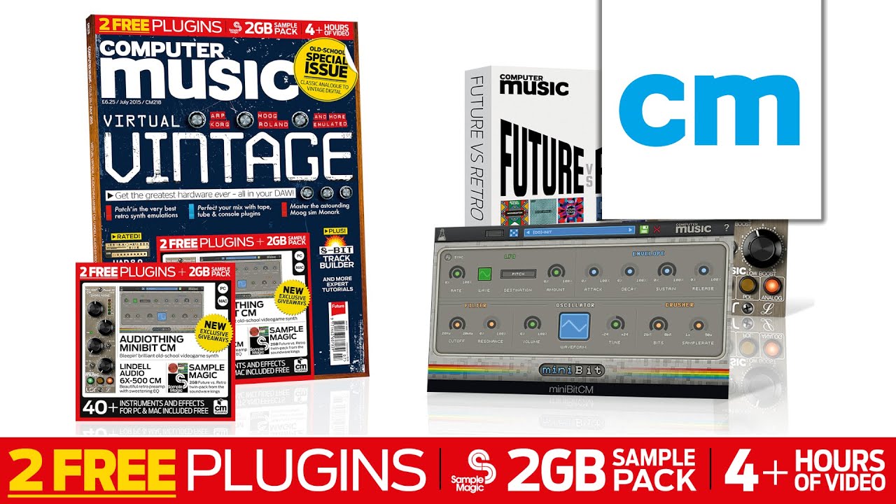 VIRTUAL VINTAGE - Computer Music magazine 218 - OUT NOW