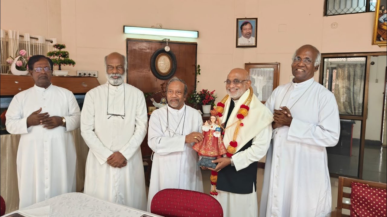 Major Archbishop Raphael Thattil visit to Bangalore Archbishop's House - Blessed Time - 16 Mar 2024