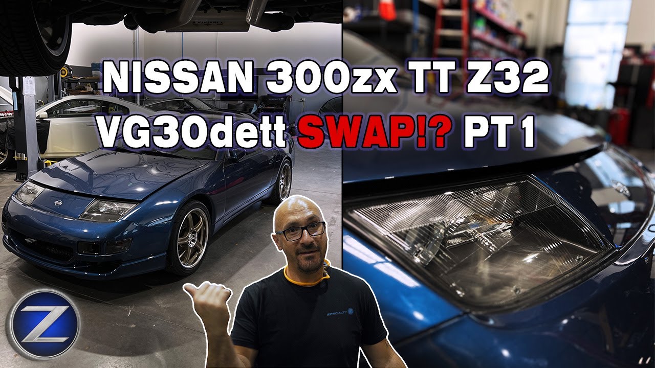 Nissan 300zx Engine install PT1