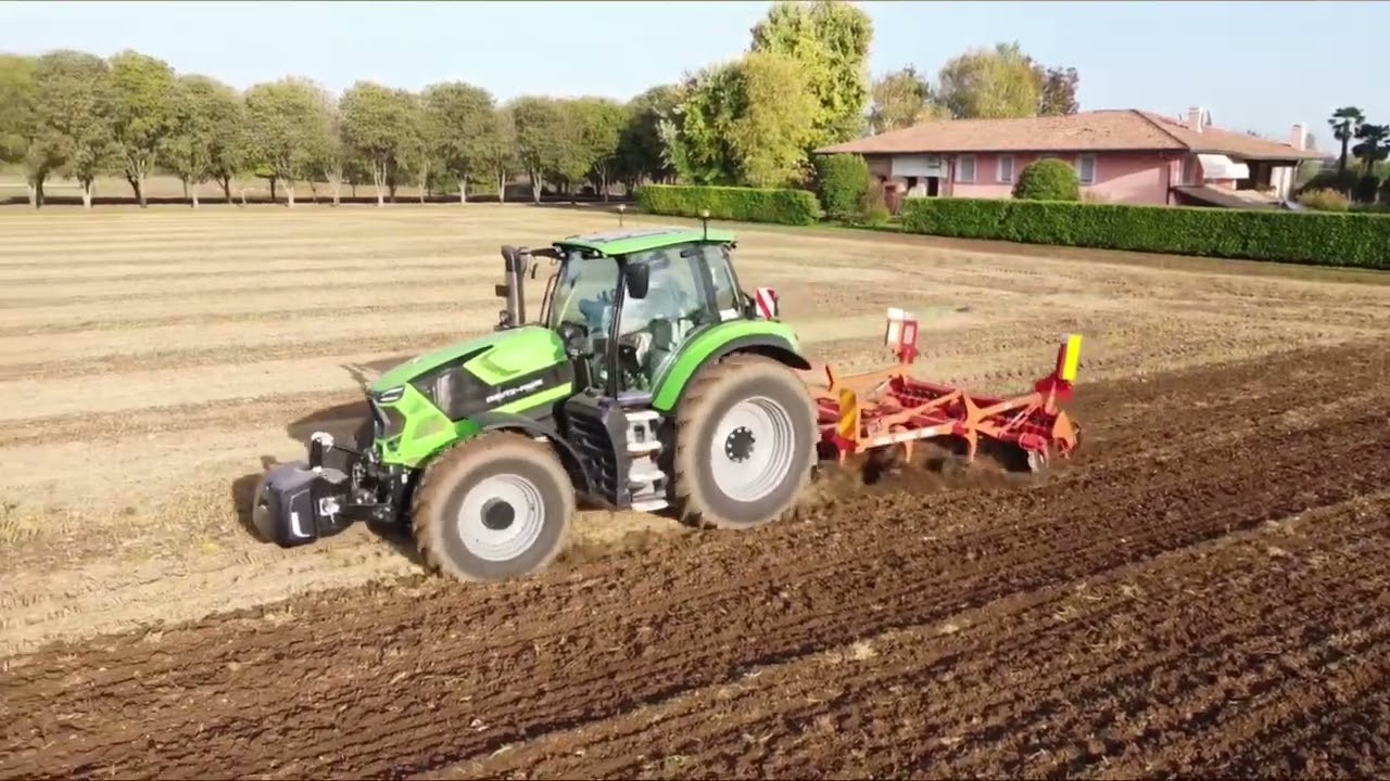 Preparazione del terreno | Deutz Fahr 6230ttv warrior + maschio terremoto 3m