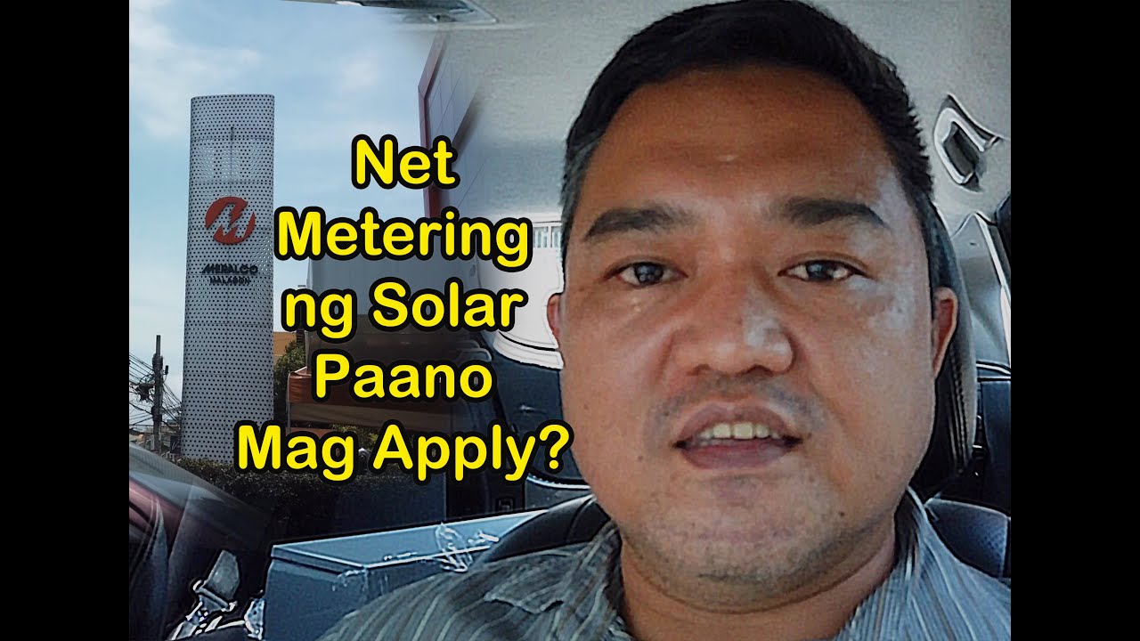 How to apply for SOLAR NET METERING with meralco