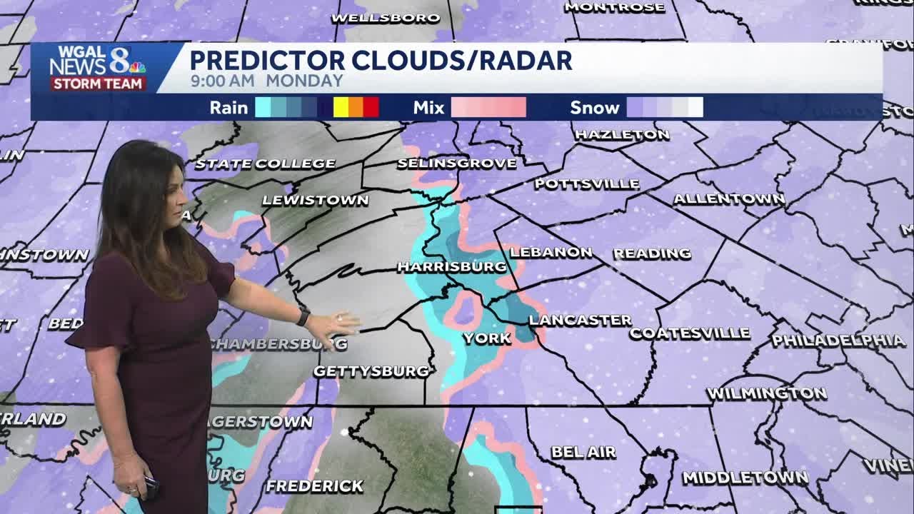 HOUR-BY-HOUR: Moderate to heavy snow to impact south-central PA