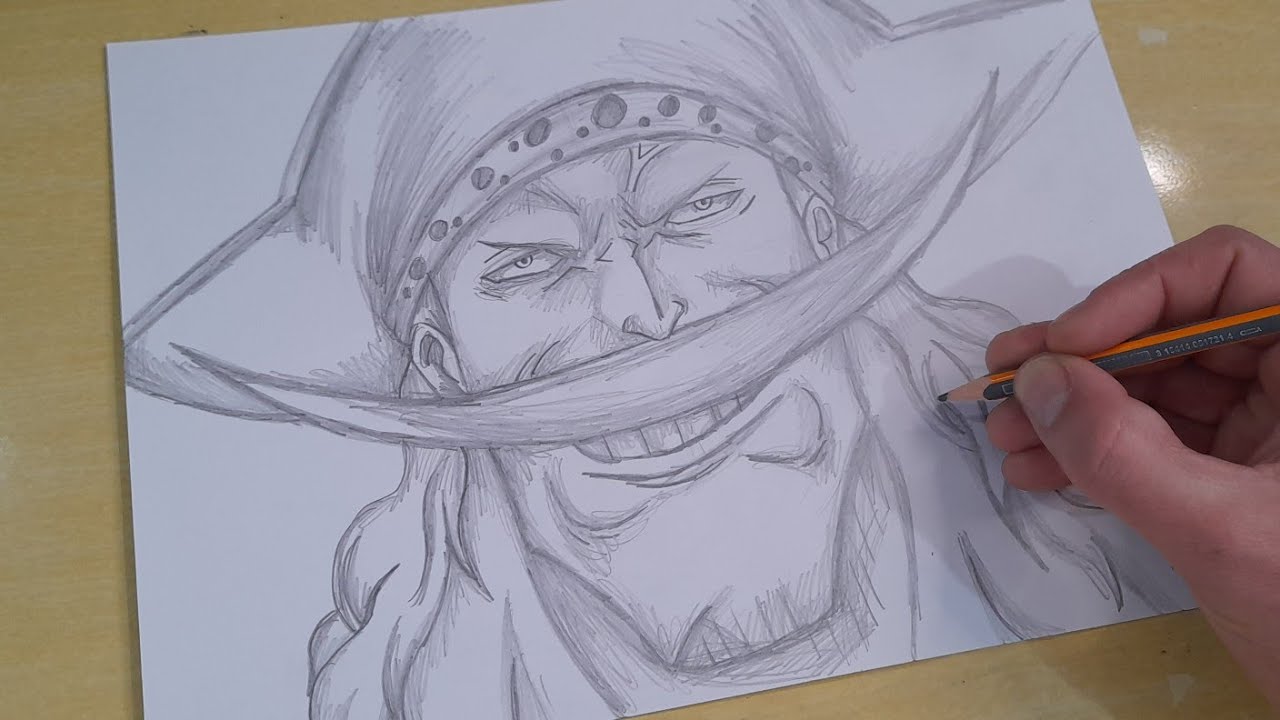 FACIL DE DESENHAR | COMO DESENHAR o JOVEM BARBA BRANCA | ONE PIECE | passo a passo