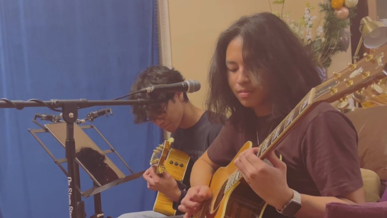 Bedroom - In My Head edd and adrian ACOUSTIC IMPROV riff cover 🎸