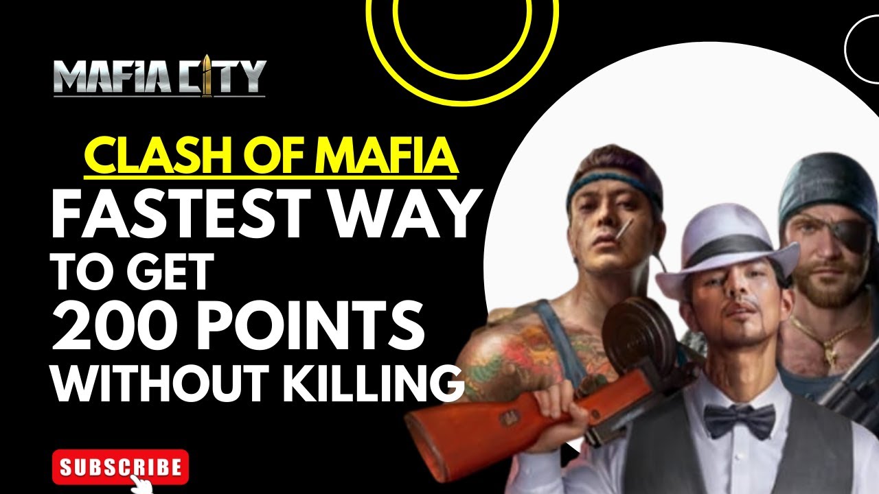 Clash of Mafia Fastest way For beginner to get 200 Points MAFIA CITYWithout Kill