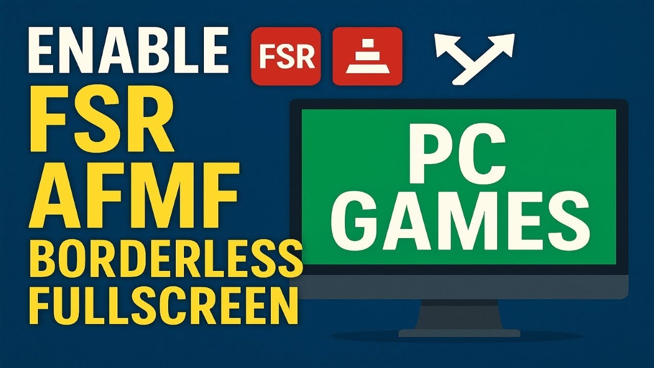 Boost FPS in DX9 Games with AFMF, FSR & Borderless Fullscreen (DXVK + DXWnd Guide)