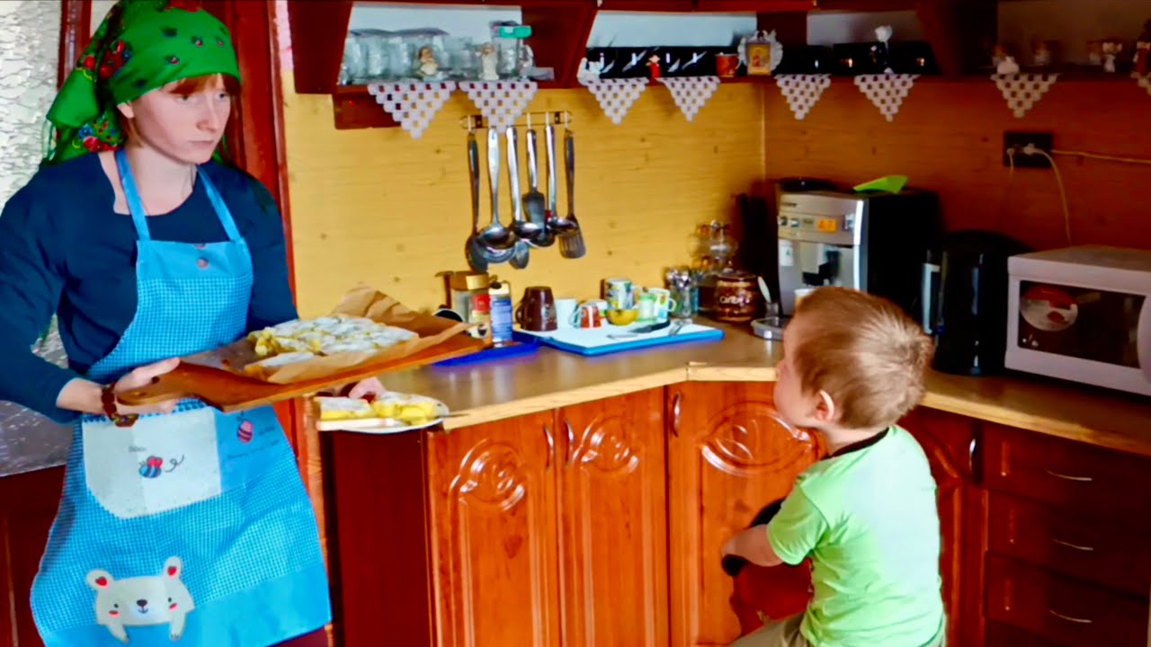 The secret of the happy life of a young family in the high mountain village of the Carpathians