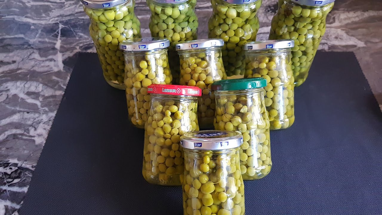 COMMENT CONGELER ET CONSERVER DE PETITS POIS - تجميد و تصبير الجلبانة (البازلاء(
