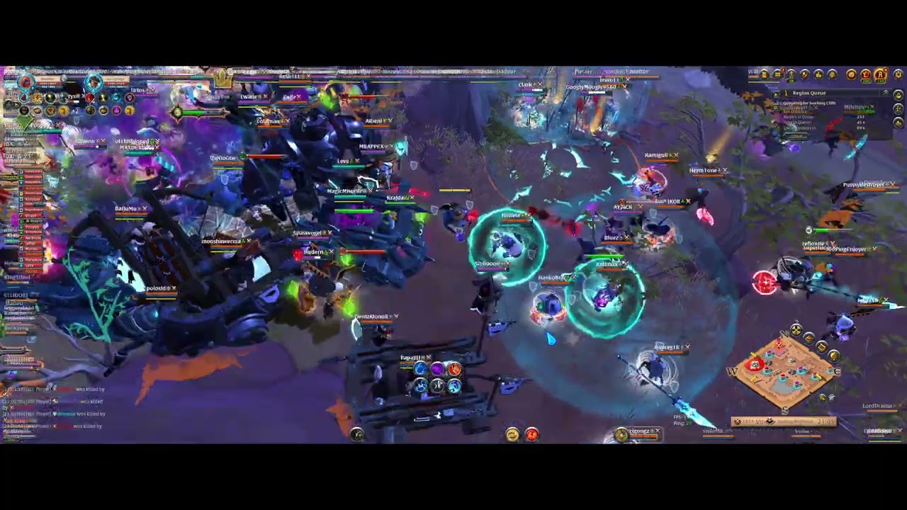 Storm vs 93 Albion Online ZVZ  1h Mace