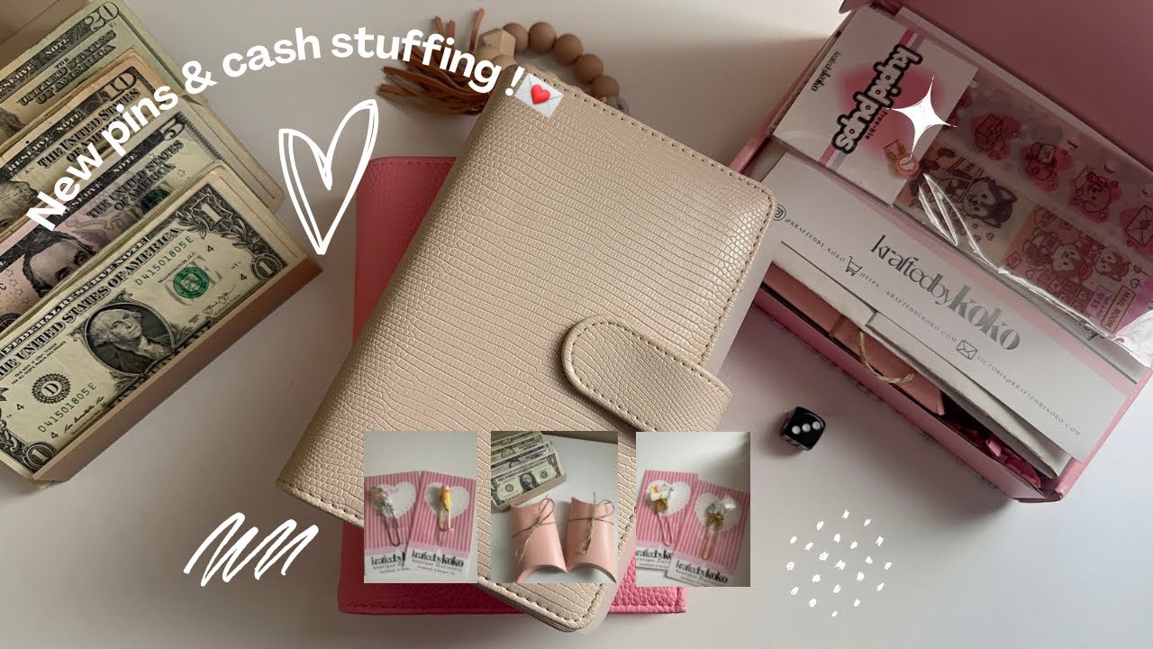 NEW BINDER DECOR ✨✏️ & STUFFING CHALLENGES/SINKING FUNDS! 💌