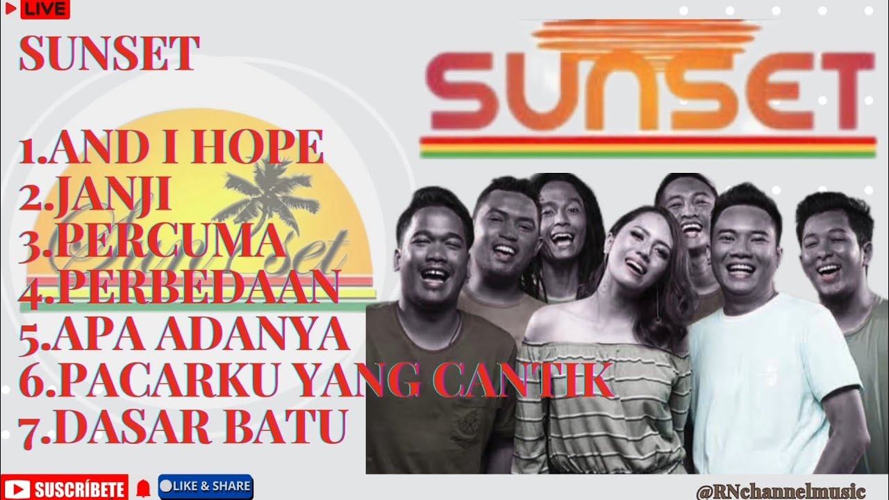 SUNSET Full album terbaru - musik reggae sunset terbaik