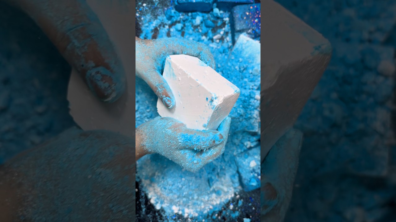 Hard Chalk ASMR Crush Video #shorts #viral #trending