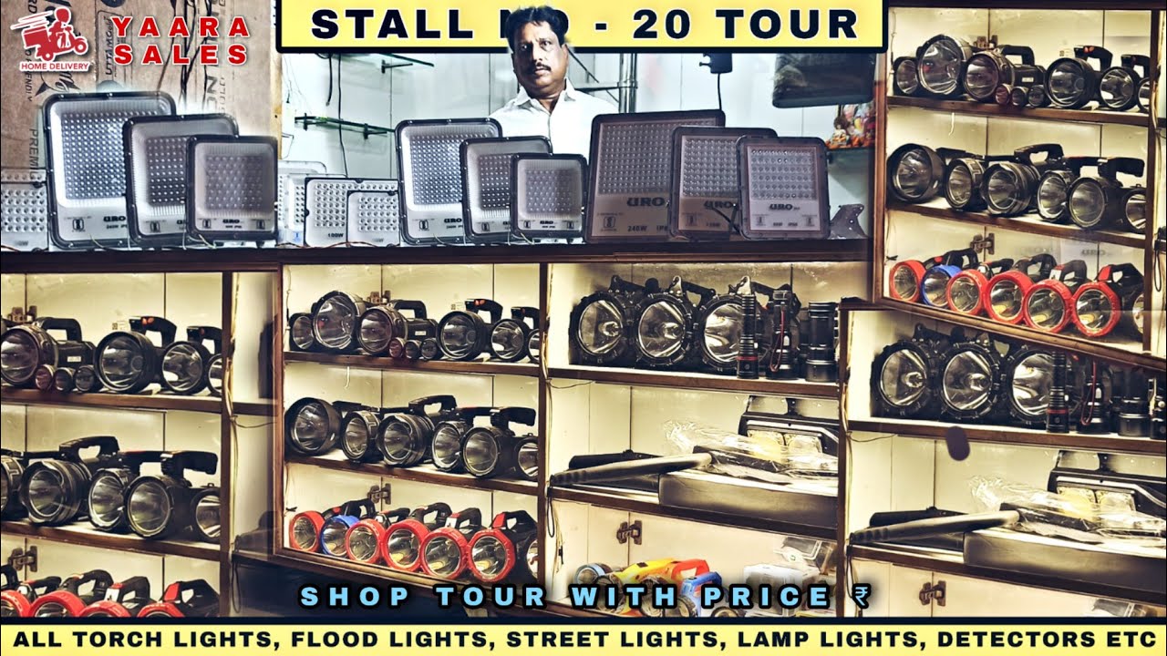 All torch lights for farmers, flood lights, street lights, lamp lights, search lights, detectors