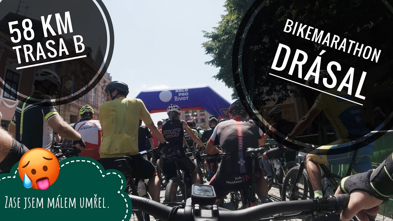 Bike maraton Drásal Trasa B 58km