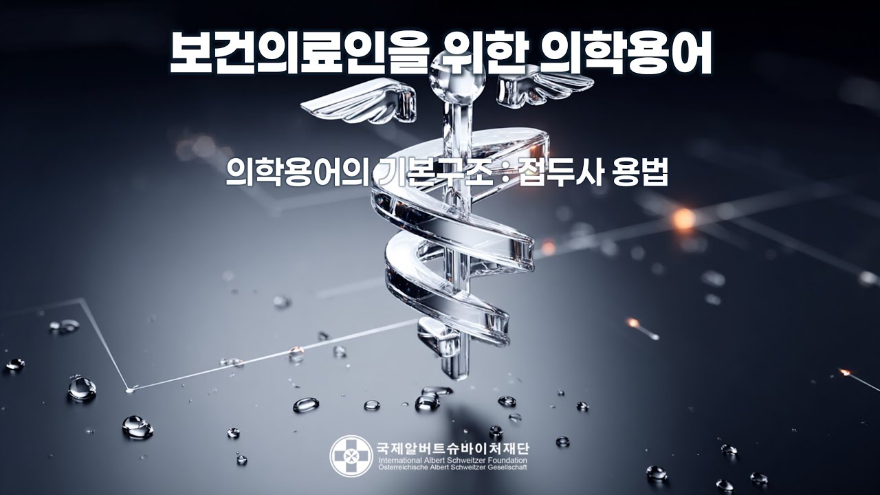보건의료인을 위한 의학용어: 의학용어의 기본구조 - 접두사 용법
