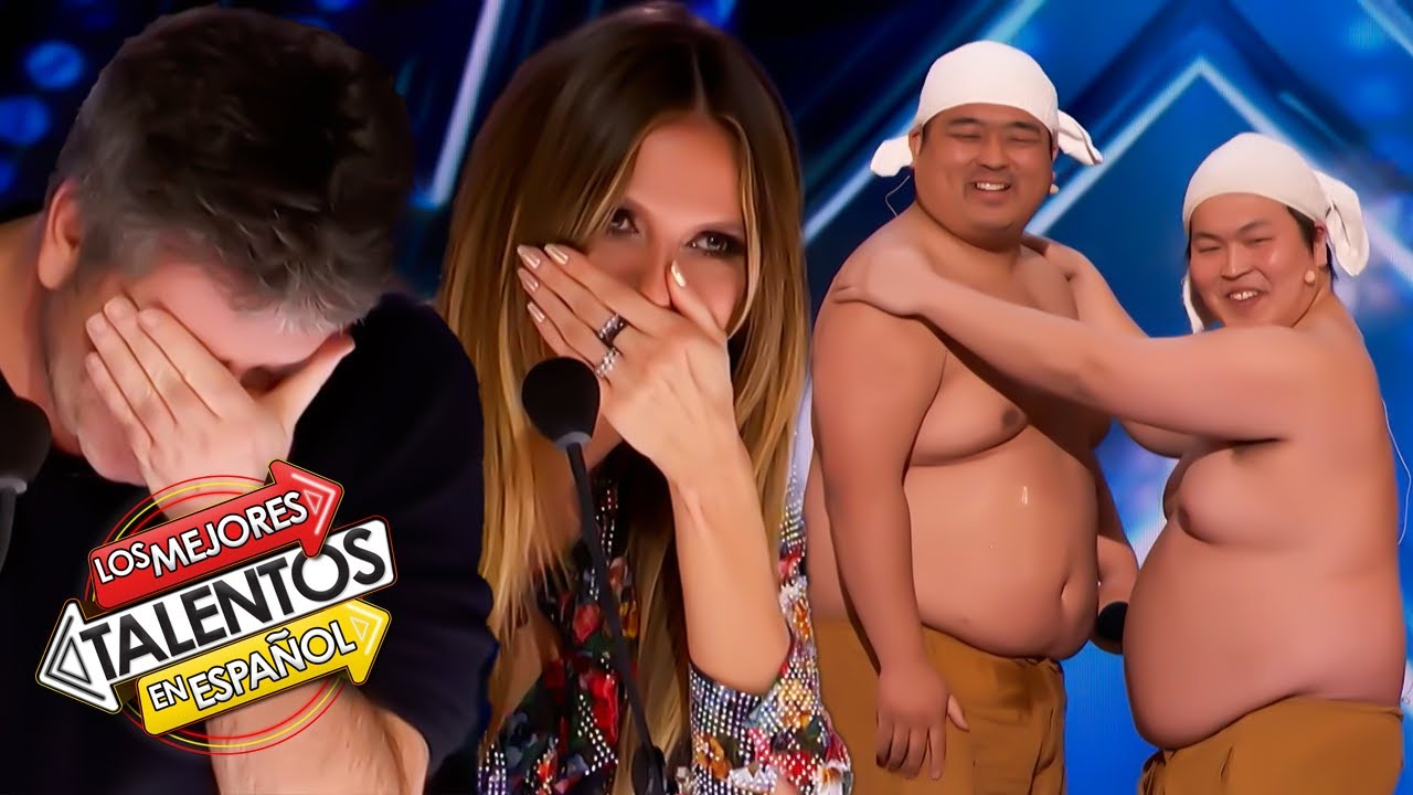 El d&uacute;o c&oacute;mico Yumbo Dump hace sonidos incre&iacute;bles con sus cuerpos America's Got Talent 2018