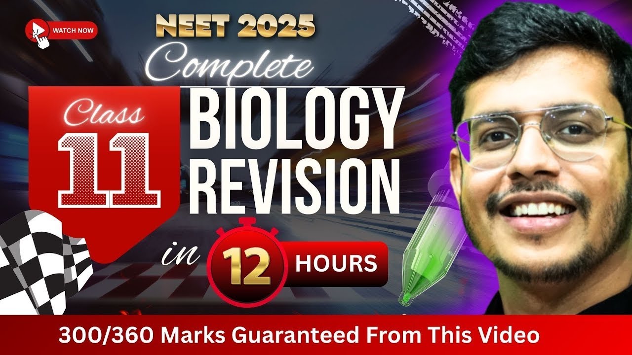 50 Most Expected Topics | NEET 2025 Biology  | Class 11| 250+ Marks Guaranteed from this video