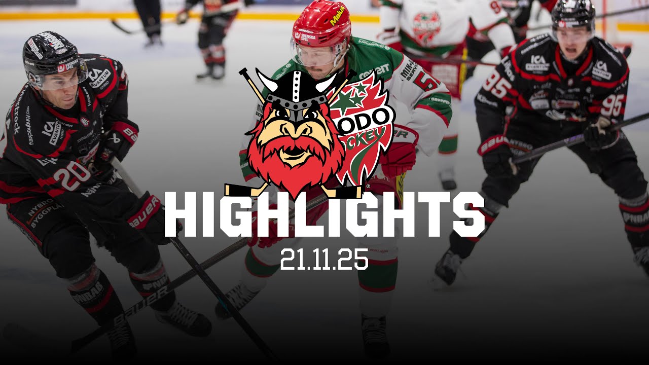 Highlights: Nybro Vikings - MoDo (2-0)