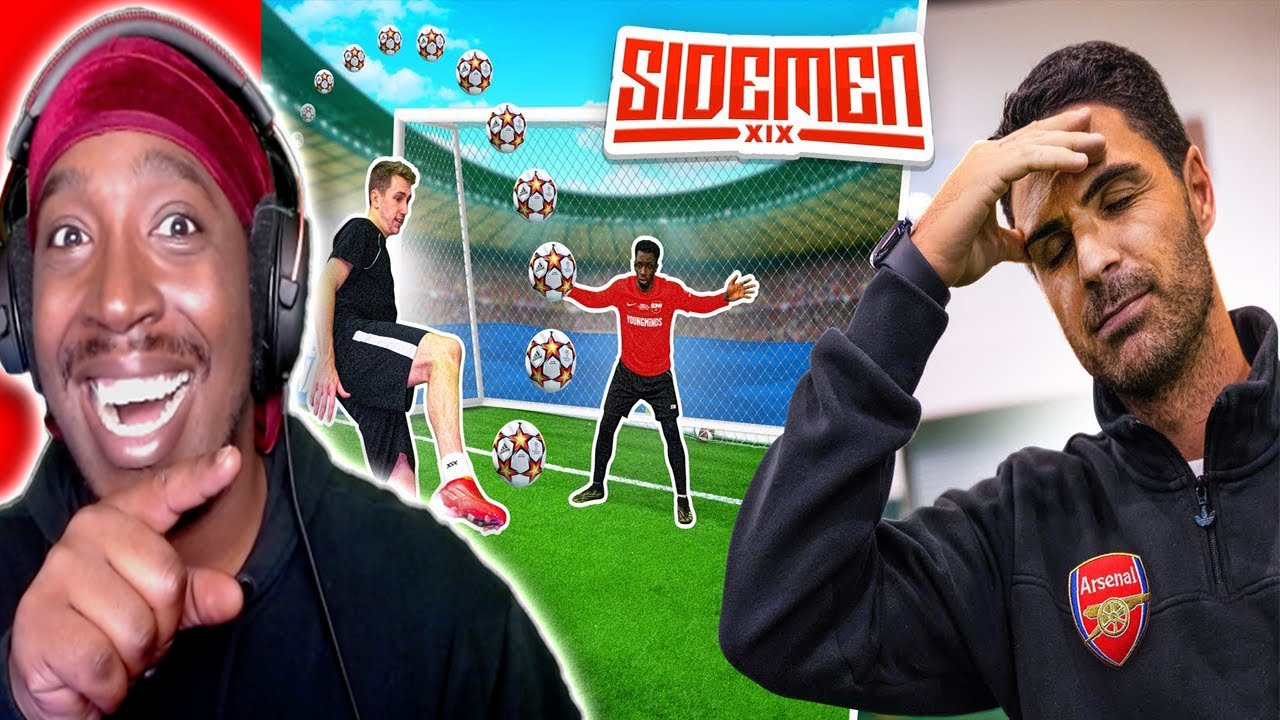 MIKEL ARTETA RATES THE SIDEMENS FOOTBALL ABILITY (REACTION)
