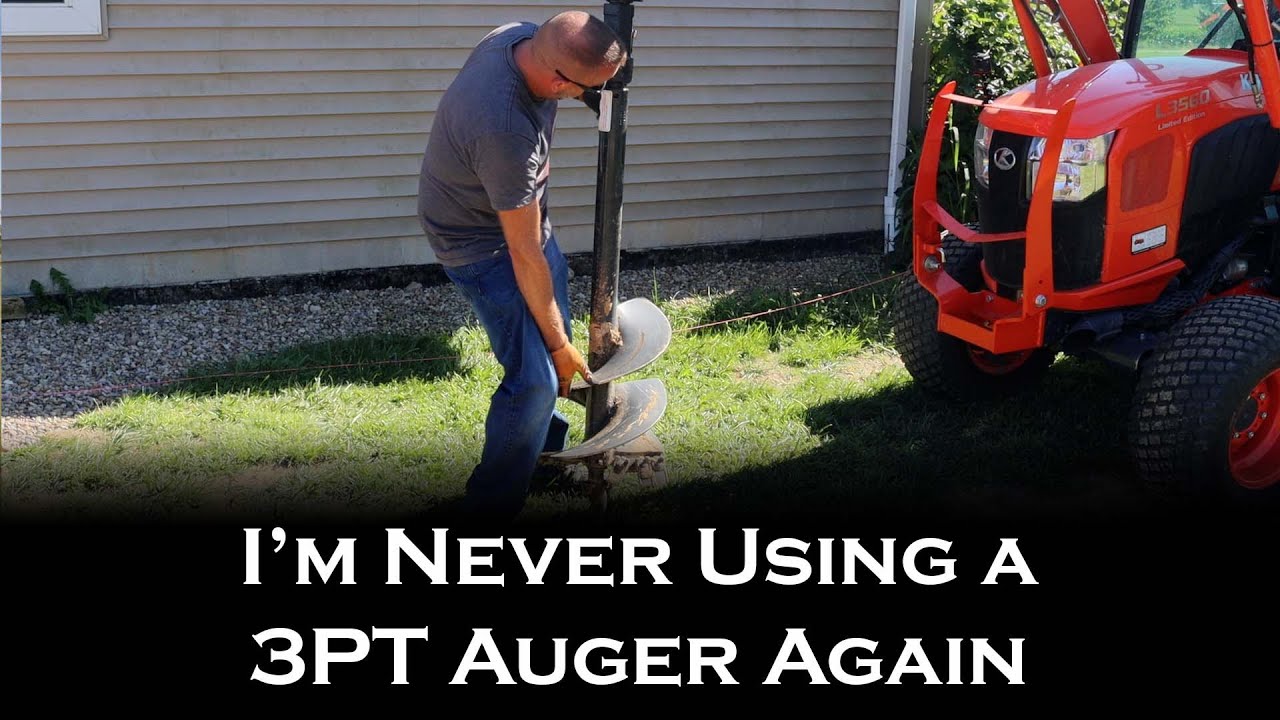New Digga Hydraulic Front Auger For My Tractor - #69