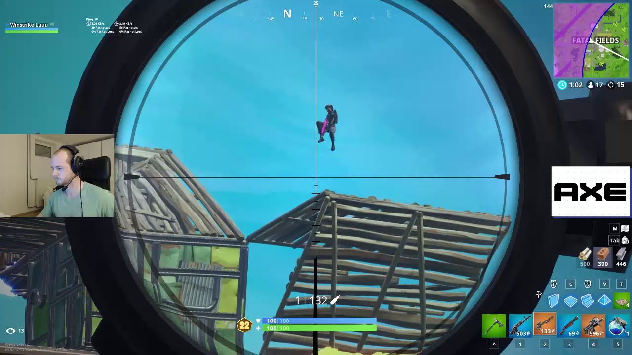 Fortnite BR - Godly Aim in Paradise (Gauntlet Solo)