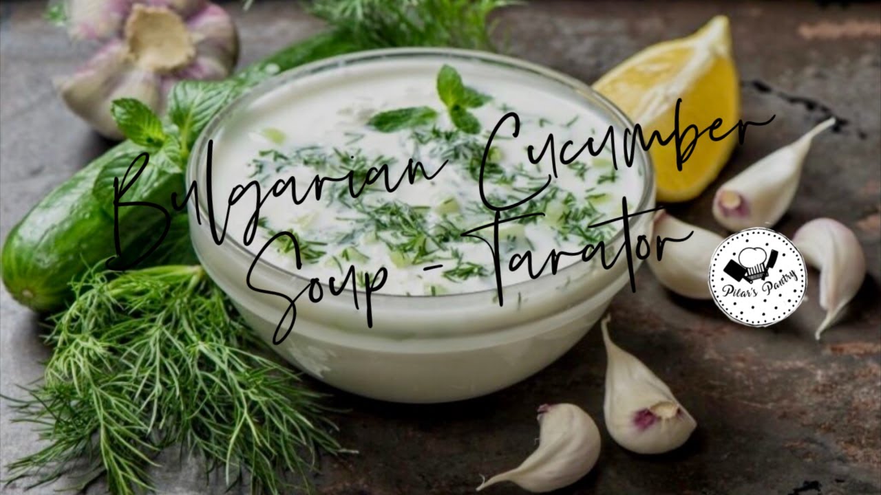 Receta Tarator - Crema Búlgara de pepino y yogurt