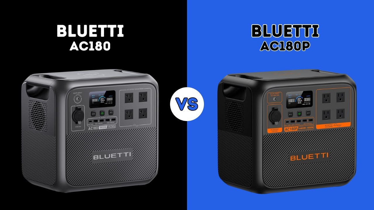⭐ BLUETTI AC180 ПРОТИВ BLUETTI AC180P ⭐ | СРАВНЕНИЕ